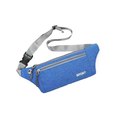 Tragetasche für Damen, Hüfttasche für Damen und Herren, leicht, multifunktional, Outdoor-Sport, Laufen, Handytasche, Studententasche, blau, Einheitsgröße, Rucksack-Rucksäcke Tragetasche für Damen, Hüfttasche für Damen und Herren, leicht, multifunktional, Outdoor-Sport, Laufen, Handytasche, Studententasche, blau, Einheitsgröße, Rucksack-Rucksäcke von Generisch