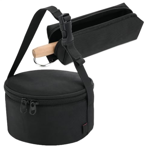 Tragetasche für Singng Bowl – gepolsterte Singng Bowl Tasche, buddhistische Klangschalen-Tragetasche | Meditations-Heilschalen-Organizer-Tasche, buddhistische Klangschalen-Aufbewahrungstaschen für von Generisch