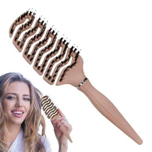 Trainings-Haarbürste, Präzisions-Haarstyling-Bürste mit spitzem Schwanz, weiche und flexible Borsten, Haarbürsten für Männer und Friseure Trainings-Haarbürste, Präzisions-Haarstyling-Bürste mit spitzem Schwanz, weiche und flexible Borsten, Haarbürsten für Männer und Friseure von Generisch