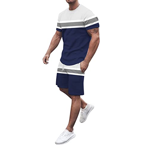 Trainingsanzug für Herren Sommer Bekleidung grüne Poloshirts trainingsanzüge Herren Tshirt Set Sommer und Sommer Tennis-Shorts für Herren Hemd Herren t-Shirt von Generisch