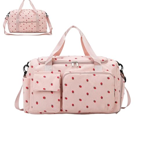 Trainingsbeutel, Reise -Reisetasche,Trainingsbeutel mit großer Kapazität mit Schuhenfach - Wiederverwendbarer Container, Fitnessstudio -Reisetorte für Frauen, Mädchen von Generisch