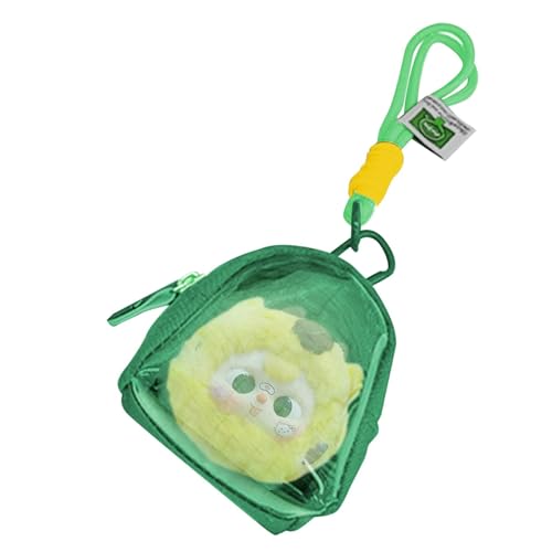 Transparente Figuren-Display-Tasche, Tragbare Ohrhörer-Organizer-Tasche, Transparente Displaytasche, Headset Münzbeutel, Puppenschutztasche Mit Reißverschluss,Stilvolles Transparentes Design von Generisch