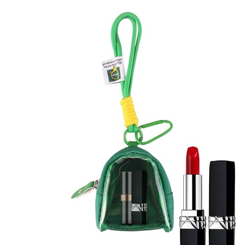 Transparente Figuren-Präsentationstasche, transparente Präsentationstasche, Tragbare Geldbörse zur Münzaufbewahrung, Staubdichte Puppen-Tragetasche, Ohrhörer-Organizer-Tasche mit Reißverschluss, Umhän von Generisch