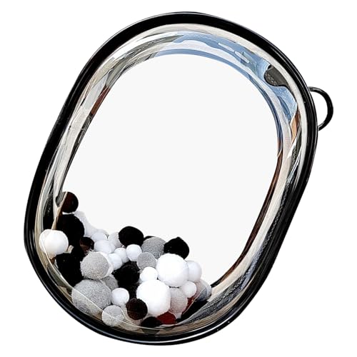 Transparente Puppenaufbewahrung – dickes, Display, tragbare Tragetasche, transparenter Figuren-Organizer mit Reißverschluss, leichte Display-Tasche für Puppen, Actionfiguren, Schreibwaren von Generisch