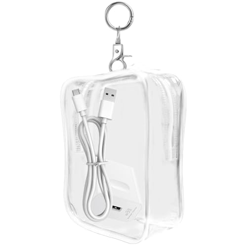 Transparente Schlüsselanhänger-Tasche, quadratische kleine Puppen-Tragetasche, kleine Puppen-Aufbewahrungstasche, transparenter Aufbewahrungs-Organizer mit Schlüsselanhänger für Puppen, Kosmetika, von Generisch