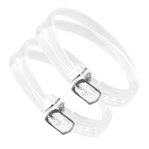 Transparente Schuhbänder für Damen, transparente Schnürsenkel mit elegantem Design, stabile sichere Schuhbänder für lose Schuhe, klassische spitze Zehen, verbessert von Generisch