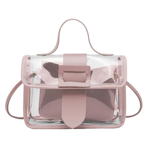 Transparente Schultertasche, Kuriertasche, große Tragetasche, -Schultertasche mit Griff für Konzerte, rose, Refer to description Transparente Schultertasche, Kuriertasche, große Tragetasche, -Schultertasche mit Griff für Konzerte, rose, Refer to description von Generisch