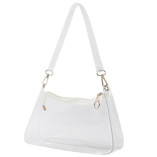 Transparente Tasche, Clear Stadium Bag | wasserdichte Make -up -Beutel mit Reißverschluss | Reisespeicherpaket, stilvolle Organisatorversorgung für Frauen und Mädchen von Generisch
