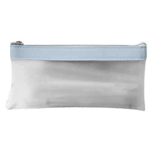 Transparentes Federmäppchen – transparentes Federmäppchen mit Reißverschluss, transparente Schreibwarenmarker-Tasche, transparente Tasche mit großer Kapazität, transparente Bleistiftbeutel, Organizer von Generisch