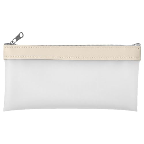 Transparentes Federmäppchen – transparentes Federmäppchen mit Reißverschluss, transparente Schreibwarenmarker-Tasche, transparente Tasche mit großer Kapazität, transparente Bleistiftbeutel, Organizer von Generisch