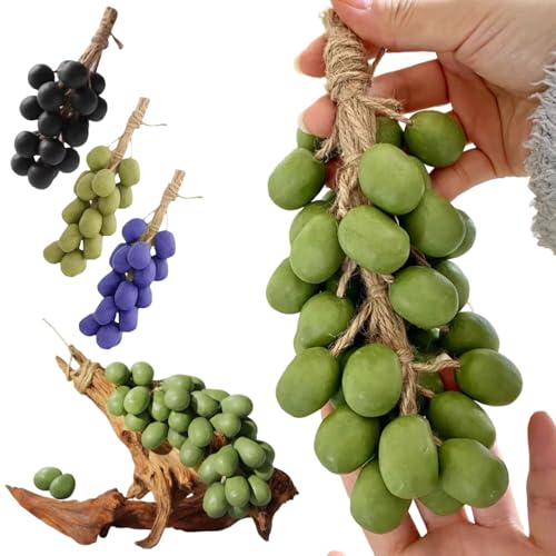 Traubenseife an einem Seil, Traubenseife an einem Seil, handgefertigte natürliche Traubenseife an Seilen, Bündelform, Traubenbadeseifen an Seilen für Damen und Herren, Traubencluster-Seifen auf einem von Generisch