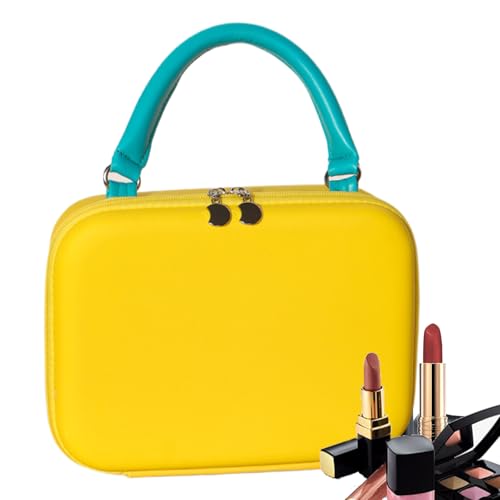 Travel Cosmetic Bag, Women Bag Eva, 9.45x3.15x7.09 Inches, Flexible Compartment Organizer, Adjustable Storage Pouch for Friends Family Colleagues Business Trips Daily Use von Generisch