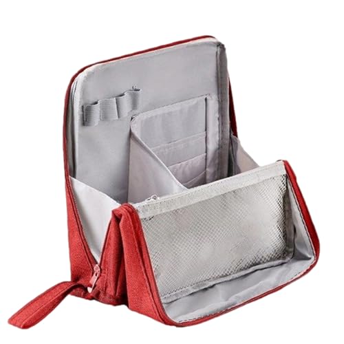 Travel Makeup Bag, Portable Waterproof Organizer, Spacious Cosmetic Storage Case, Toiletry Holder for Sunscreen, Hair Spray, Shampoo, Conditioner, 9.06x8.66 inches von Generisch