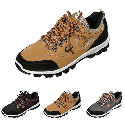 Trekking Wanderschuhe Herren Wasserdicht Wanderschuhe Outdoor Leichte Trekkingschuhe Atmungsaktiv rutschfest Knöchel Bergschuhe Kletterschuhe Reisen Sneaker Sportschuhe für Camping Wandern von Generisch