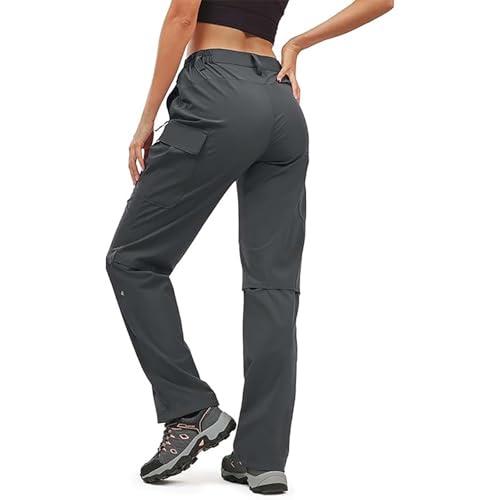 Trekkinghose Damen Zip Off | Outdoorhose Damen Winter Trekking | Freizeithose Mit Taschen Wanderhose Elastische Softshellhose Baggy Outdoor-Trekkinghose Bequem Wathose Atmungsaktiv Cargohose Trekkinghose Damen Zip Off | Outdoorhose Damen Winter Trekking | Freizeithose Mit Taschen Wanderhose Elastische Softshellhose Baggy Outdoor-Trekkinghose Bequem Wathose Atmungsaktiv Cargohose von Generisch