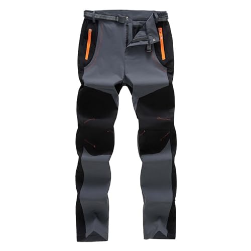 Trekkinghose Herren Zip Off Stretch Wanderhose Große Größen Outdoorhose Schnelltrockend Trainingshose Wasserdichte Softshellhose Relaxed Ausflug Sporthose Bequem Sportwear Einfarbig Herrenhose von Generisch