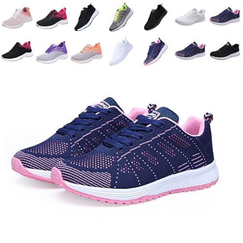 Trekkingschuhe Damen Orthopädische Schuhe Damen Leicht Breite Füße Ergonomische Mesh-Obermaterial Arch Support Walkingschuhe Atmungsaktive Mesh Fussbett Memory Schaum Wanderschuhe Dunkelblau 34 Trekkingschuhe Damen Orthopädische Schuhe Damen Leicht Breite Füße Ergonomische Mesh-Obermaterial Arch Support Walkingschuhe Atmungsaktive Mesh Fussbett Memory Schaum Wanderschuhe Dunkelblau 34 von Generisch