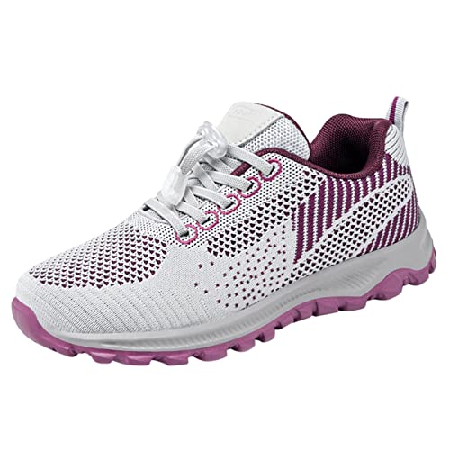Trekkingschuhe Damen Turnschuhe Sneaker Laufschuhe Gymnastikschuhe rutschfest Sportschuhe Sommer Schuhe Walkingschuhe Wanderschuhe Trainingsschuhe Kletterschuhe Trailrunning Outdoor Leichte Bequeme von Generisch
