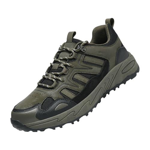 Trekkingschuhe Herren 47 Leicht Wanderschuhe Rutschfest Fitness Turnschuhe Weich Leicht Laufschuhe Running Sneaker Verschleißfest Sportschuhe Breeze Schuhe Bequeme Outdoorschuhe Funky Freizeitschuhe von Generisch