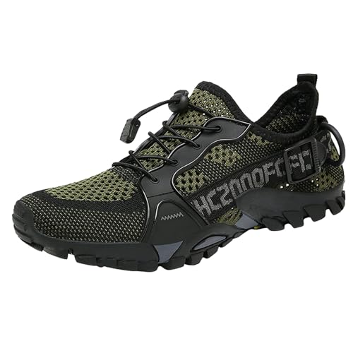 Trekkingschuhe Herren Leicht Wanderschuhe Outdoor Running Sportschuhe Weich Leicht Walkingschuhe Atmungsaktiv Joggingschuhe Schnell Trocknend Outdoorschuhe Modische Freizeitschuhe Rutschfest Sneaker von Generisch