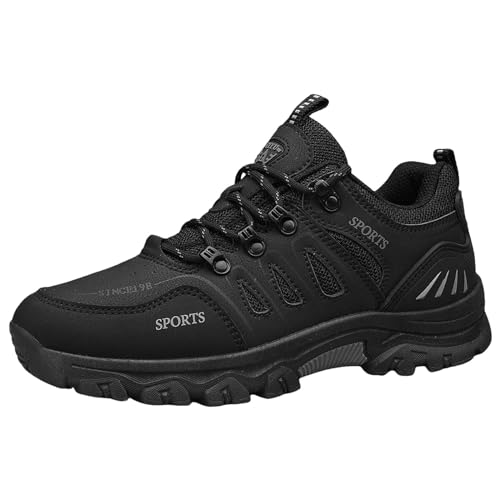 Trekkingschuhe Herren Wasserdicht: Weit Bequemer Wandern Outdoor Schuhe Wanderschuhe Wasserdicht Sommer Atmungsaktiv Leichte Fahrradschuhe Bergschuhe Rutschfeste Beige Hiking Schuhe Trekkingschuhe von Generisch