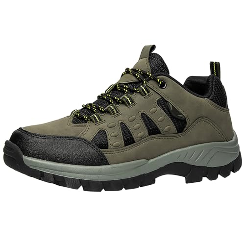 Trekkingschuhe Herren mit Weiche Fussbett Chunky Mesh Outdoorschuhe Langlebiger Sportschuhe Ultra-Bequeme Athletischuhe Komfort Slip Turnschuhe Atmungsaktive Freizeitschuhe Walkingschuhe Trekkingschuhe Herren mit Weiche Fussbett Chunky Mesh Outdoorschuhe Langlebiger Sportschuhe Ultra-Bequeme Athletischuhe Komfort Slip Turnschuhe Atmungsaktive Freizeitschuhe Walkingschuhe von Generisch