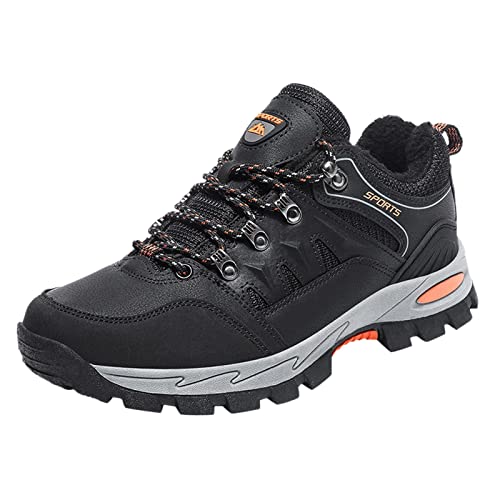 Trekkingschuhe Low-Top, Wanderschuhe Herren Damen, Outdoor-Knöchelunterstützung, Atmungsaktive Hiking-Trails-Schuhe, Sneaker Sicherheitsschuhe Leicht Stahlkappenschuhe Anti-Smashing Anti-Piercing von Generisch