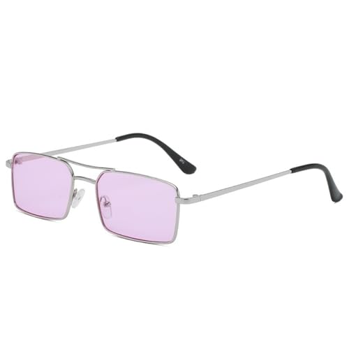 Trendige Outdoor-Sonnenbrille für Herren und Damen, Shopping, Urlaub, Fahrer, dekorative Sonnenbrille, violett, Medium von Generisch