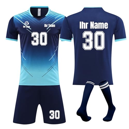Trikot mit Eigenem Namen Kinder Personalisierte Trikots Kinder Fußball Trikots Shorts Socken Set Herren Trainingsanzug Kinder Jungen Trikot Erwachsene Trikot mit Eigenem Namen Kinder Personalisierte Trikots Kinder Fußball Trikots Shorts Socken Set Herren Trainingsanzug Kinder Jungen Trikot Erwachsene von Generisch