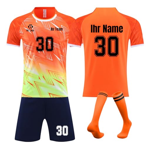 Trikot mit Eigenem Namen Kinder Personalisierte Trikots Kinder Fußball Trikots Shorts Socken Set Herren Trainingsanzug Kinder Jungen Trikot Erwachsene Trikot mit Eigenem Namen Kinder Personalisierte Trikots Kinder Fußball Trikots Shorts Socken Set Herren Trainingsanzug Kinder Jungen Trikot Erwachsene von Generisch