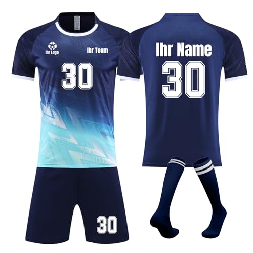 Trikot mit Eigenem Namen Kinder Personalisierte Trikots Kinder Fußball Trikots Shorts Socken Set Herren Trainingsanzug Kinder Jungen Trikot Erwachsene Trikot mit Eigenem Namen Kinder Personalisierte Trikots Kinder Fußball Trikots Shorts Socken Set Herren Trainingsanzug Kinder Jungen Trikot Erwachsene von Generisch