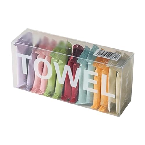 Trockentücher In Tablettenform, Komprimierte HandtüCher Tabletten 14 Stück, Komprimierte Münzhandtücher Zur Gesichtsreinigung, Weiche Und Wiederverwendbare Gesichtswaschlappen von Generisch