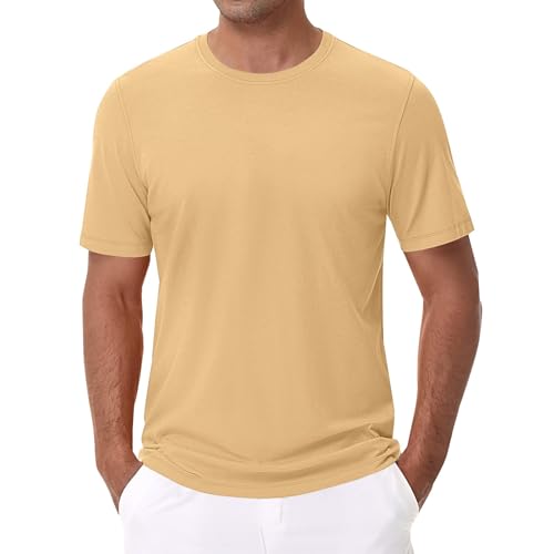 Tshirt Herren Sommer T-Shirt Rundhals Herrens-t-Shirts Freizeit Kurzarmshirt Leichte Shirt Kurzarm Oberteile Männer, Tshirt Herren Sommer T-Shirt Rundhals Herrens-t-Shirts Freizeit Kurzarmshirt Leichte Shirt Kurzarm Oberteile Männer, von Generisch