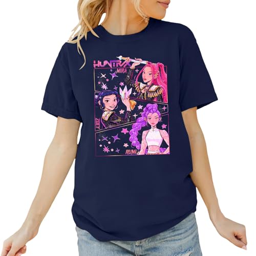 Tshirt Kurzarm Rundhals K-pop T-Shirt Anime Design Otaku Mode Unisex Streetwear Stylisches Manga Motiv Perfekt für Fans Bequemes Material für Alltag und Convention von Generisch