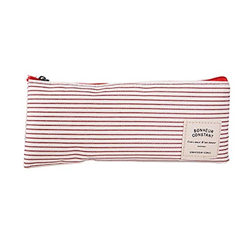 Tuch federmäppchen niedlich Bleistift Tasche einfachen Stil Kosmetiktasche schreibwaren Tasche für büro Schule 21 * 9,5 cm tragbar und nützlichLanglebige Verarbeitung von Generisch