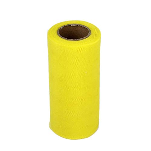 Tüll Rolls Spool Tüll Netting Rolls Tüll Stoff Spule für Hochzeitsparty Geschenk Dekor 1 Rolle Gelb Tüll Rolls Spool Tüll Netting Rolls Tüll Stoff Spule für Hochzeitsparty Geschenk Dekor 1 Rolle Gelb von Generisch