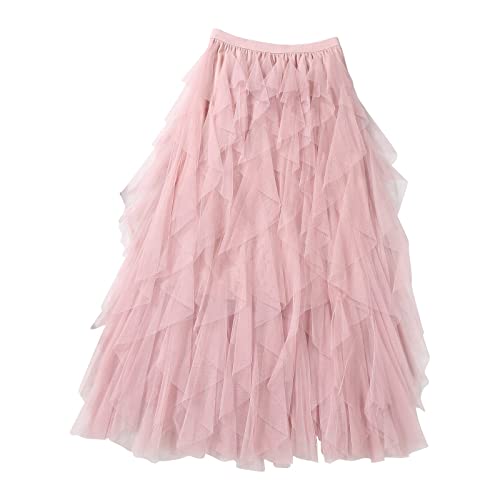 Tüllrock Damen Tütü Karneval Party Tutu Kurz 50er Rockabilly Petticoat Ballet Damen Karneval Kostüm Tüllrock Fasching Cosplay Tanzkleid Kostüm Tutu Weiß TüLlrock Schwarz TüLlrock Pink Damen 80Er von Generisch