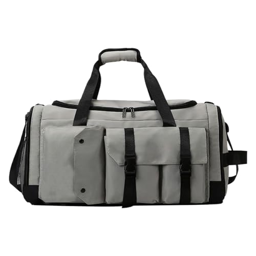 Turnbeutel für Frauen - tragbare wasserdichte Reisetasche | Mehrzweckgepäckrucksack mit Trocken- und Nasstrennung | Sport Storage Women for Jump Ropes Bans Sneaker Handtuch, grau, riferimento von Generisch