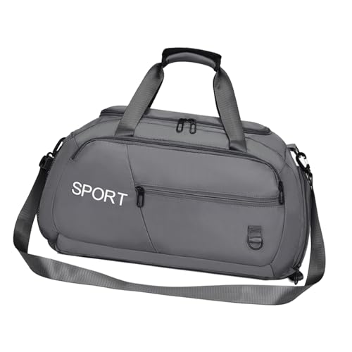 Turnhalle Tasche Travel - Herren -Trainingstasche, Sportarten | Geräumige wasserdichte Duffel mit separater Schuhtasche, vielseitiges Carryall für das Training von Schwimmcamping -Wanderwoche von Generisch