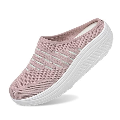 Turnschuhe Damen Ballerina Schuhe Hausschuhe Halbschuhe Sports & Outdoor Shoes Barfußschuhe Barfuss Sommer Sommerschuhe Bequem Elegant Golfschuhe Sockenschuhe Damensneaker von Generisch
