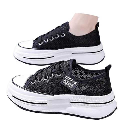 Turnschuhe Damen Leichte Breite Füße Sneakers Laufschuhe Atmungsaktive Sport Outdoorschuhe Bequeme Sportschuhe Mesh Running Shoes Trachtenschuhe Flach Bequem Damensneaker von Generisch