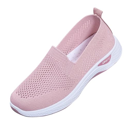 Turnschuhe Damen Sommer Sneaker Praxis-Bequem Sportschuhe Leichte Laufschuhe Hallen- & Fitnessschuhe Atmungsaktiv Walkingschuhe Slip On Outdoor Joggingschuhe Tennisschuhe Trekking- & Wanderschuhe von Generisch