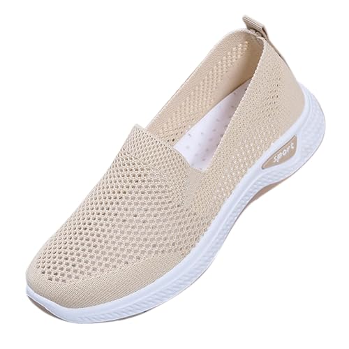 Turnschuhe Damen Sommer Sneaker Praxis-Bequem Sportschuhe Leichte Laufschuhe Hallen- & Fitnessschuhe Atmungsaktiv Walkingschuhe Slip On Outdoor Joggingschuhe Tennisschuhe Trekking- & Wanderschuhe von Generisch