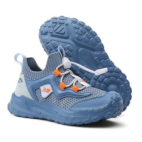 Turnschuhe Für Jungen Sportschuhe Mädchen Leicht Atmungsaktiv Tennis Sneaker Outdoor Laufschuhe Kids Hallenschuhe Basketballschuhe Walkingschuhe Trekkingsschuhe Barfußschuhen von Generisch