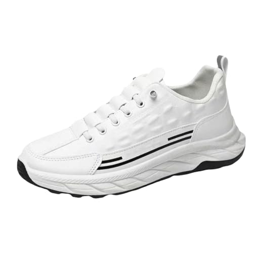 Turnschuhe Herren Chunky Segeltuch Laufschuhe Leichte Atmungsaktive Mesh Walkingschuhe rutschfest Sneaker Männer Modische Freizeitschuhe Flach Plateauschuhe Weiche Sohle Outdoorschuhe von Generisch