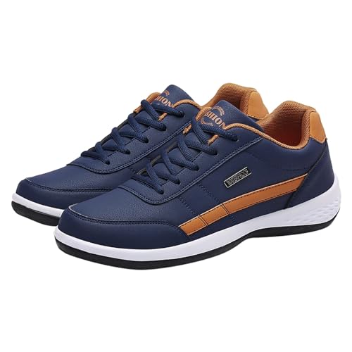 Turnschuhe Herren Weiß Leder,Laufschuhe Bequeme Lederschuhe Fitnessschuhe rutschfest Trekkingschuhe Leicht Freizeitschuhe Running Joggingschuhe Wanderschuhe Plateau Sportschuhe Turnschuhe Herren Weiß Leder,Laufschuhe Bequeme Lederschuhe Fitnessschuhe rutschfest Trekkingschuhe Leicht Freizeitschuhe Running Joggingschuhe Wanderschuhe Plateau Sportschuhe von Generisch