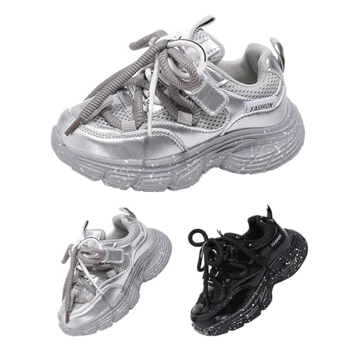 Turnschuhe Mädchen Jungen Plateau Sneaker Leichte Atmungsaktive Walking Schuhe Ganztägige Bequeme Sportschuhe Freizeitschuhe Laufschuhe Outdoor Fitnessschuhe von Generisch