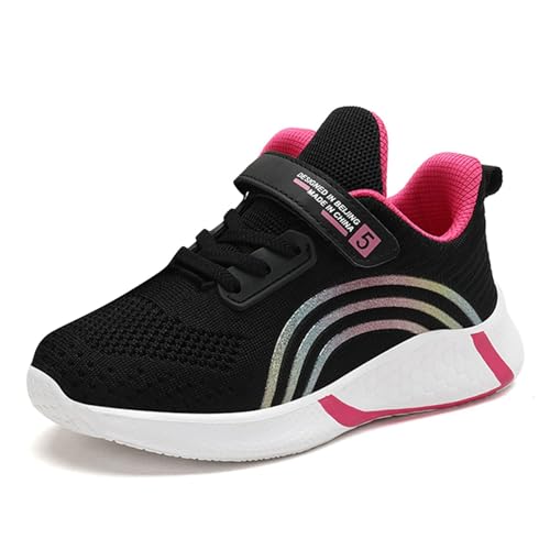 Turnschuhe Mädchen Jungen Sportschuhe Kinder Hallenschuhe Kinder Hallenschuhe Basketballschuhe Walkingschuhe Running Walking Schuhe Leicht Freizeitschuhe 28-39 von Generisch