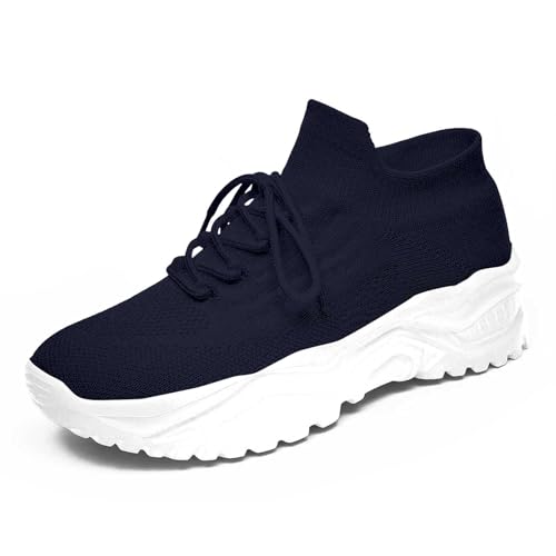 Turnschuhe für Damen Atmungsaktiv Turnschuhe Schnürer Sportschuhe Leichte Gym Fitness Running Shoes Bequeme Laufschuhe Straßenlaufschuhe Walkingschuhe von Generisch