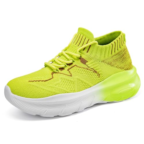 Turnschuhe für Damen Running Tennis Schuhe Freizeit Straßenlaufschuhe Sportschuhe modische Plateau-Lässige Schuhe Straßenlaufschuhe rutschfest Walkingschuhe von Generisch